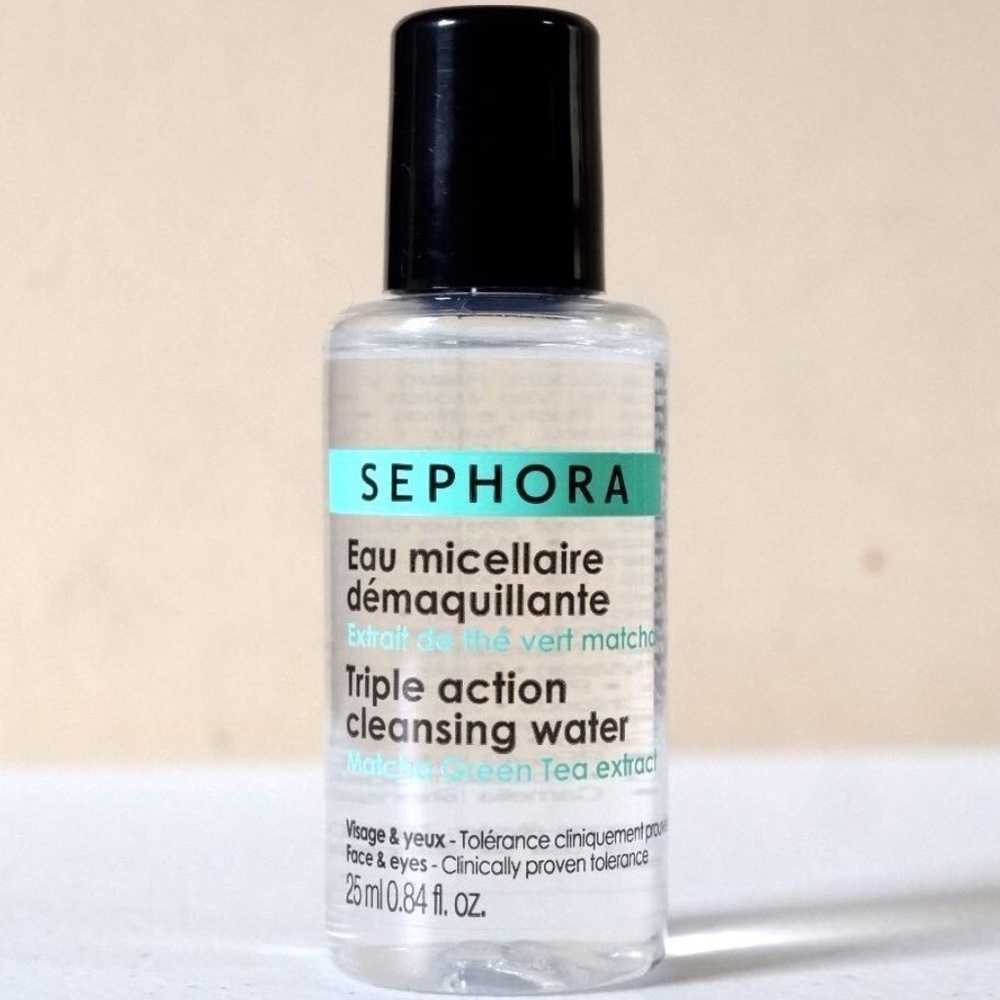 New Sephora Triple Action Cleansing Water with Matcha Green Tea Extract